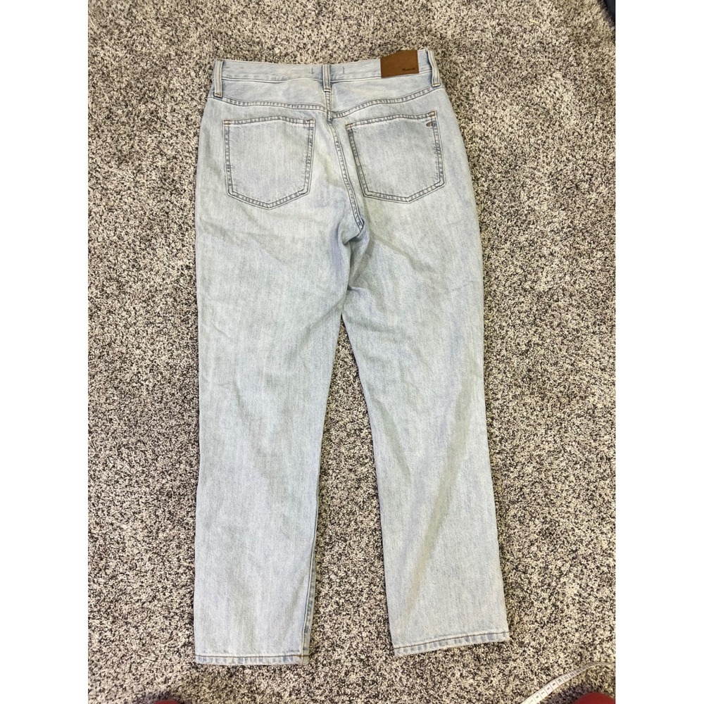 Madewell Perfect Vintage Jean women's 28 Light Wash High Rise Straight Leg Denim - Picture 11 of 14